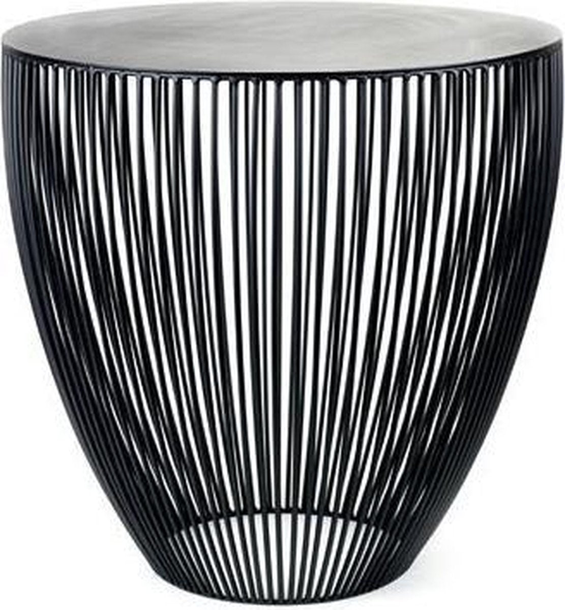 Serax - antonino sciortino metal sculptures - side table l - black - 50 ø