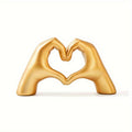 Heart Gesture Resin Statue For Home & Office Decor