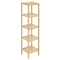 5 Tier Bookshelf Storage Bookcase Shelving Unit for Home Office