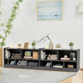 Grey 5 Cube Bookcase Engineered Wood Construction Storage Cabinets