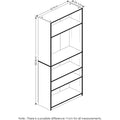 Jaya Black 5 Tier Bookcase For Home Office Storage